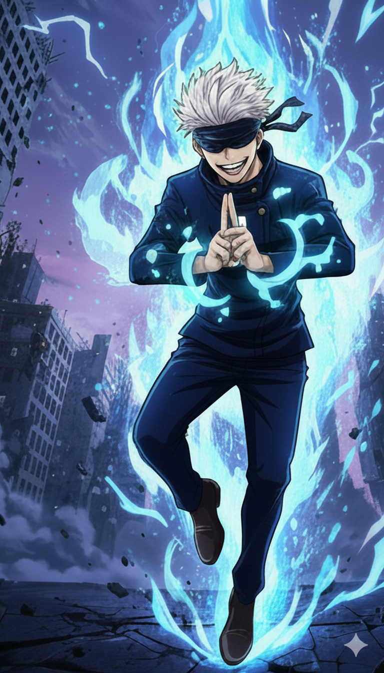 Satoru Gojo ready to engage